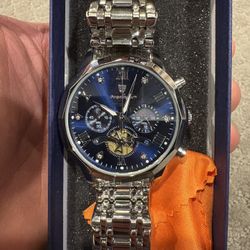 Men’s Luxury Silver Watch