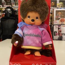 Monchhichi Tye-Dye Sweater Girl 8in Plush Doll