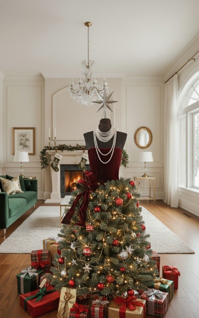 MERRY BRITE MANNEQUIN 63” CHRISTMAS TREE