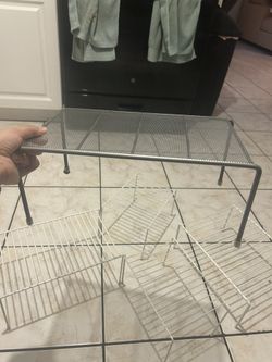 5 Kitchen Storage Shelves (1 Grey) 