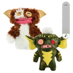 Fuggler Gremlins 9 inch (Gizmo & Stripe) Soft Plush, Funny Ugly Monster Stuffed Animal Toy by ZURU - Set of 2