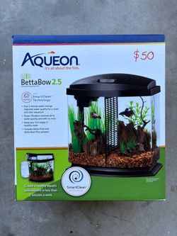 Brand new Aqueon LED BettaBow Kit SmartClean 2.5