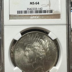 1922 S Peace Dollar 
