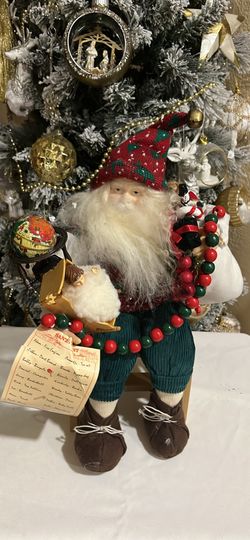 Collectible Santa’s Checking His List