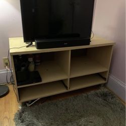 Heavy Duty Wood TV Stand With Drawers (Target)