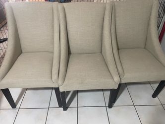 Beige chairs