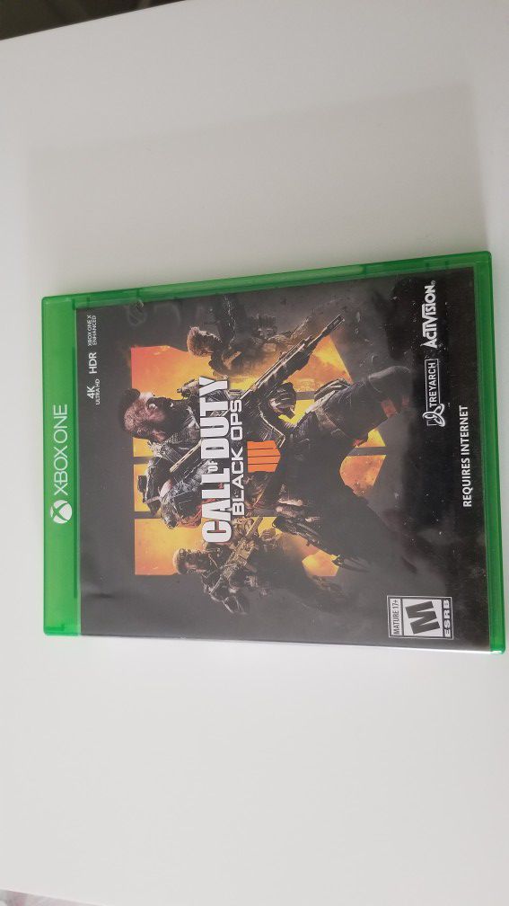 Xbox One Call Of Duty BO 4