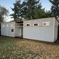 2 - 10'W x 20'L x 12' H  Sheds/Tiny Homes With Lofts