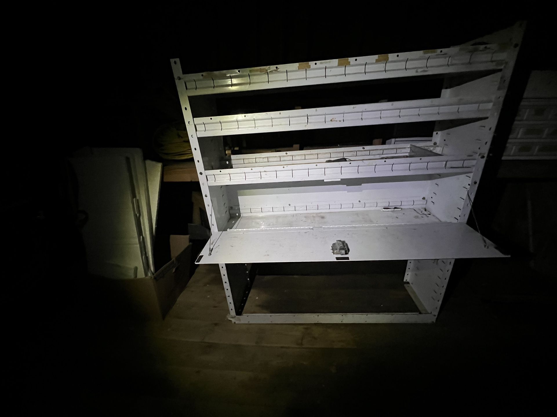 Shelving for work van WeatherGuard