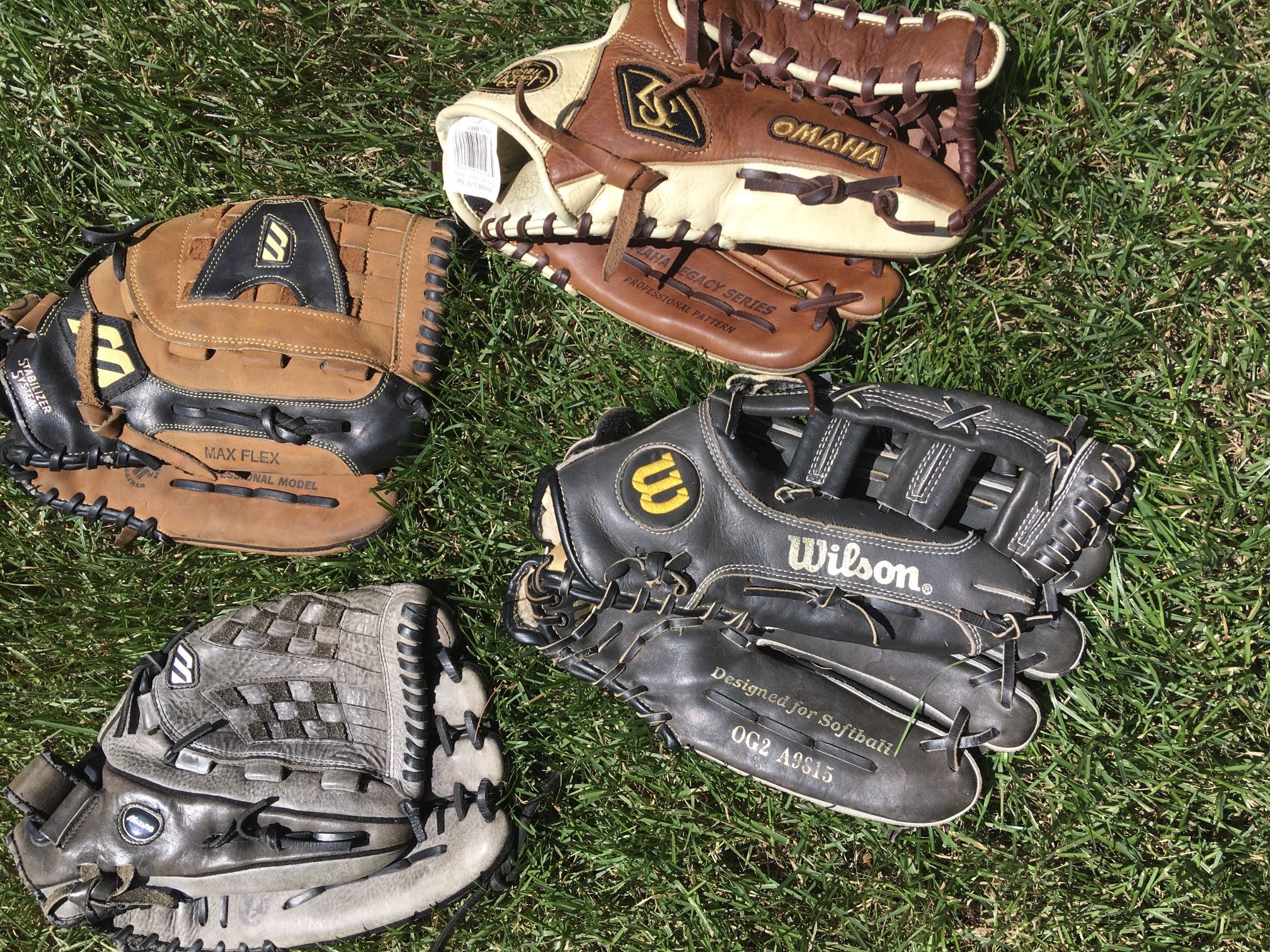 Adult Baseball / Softball Gloves $25 Each