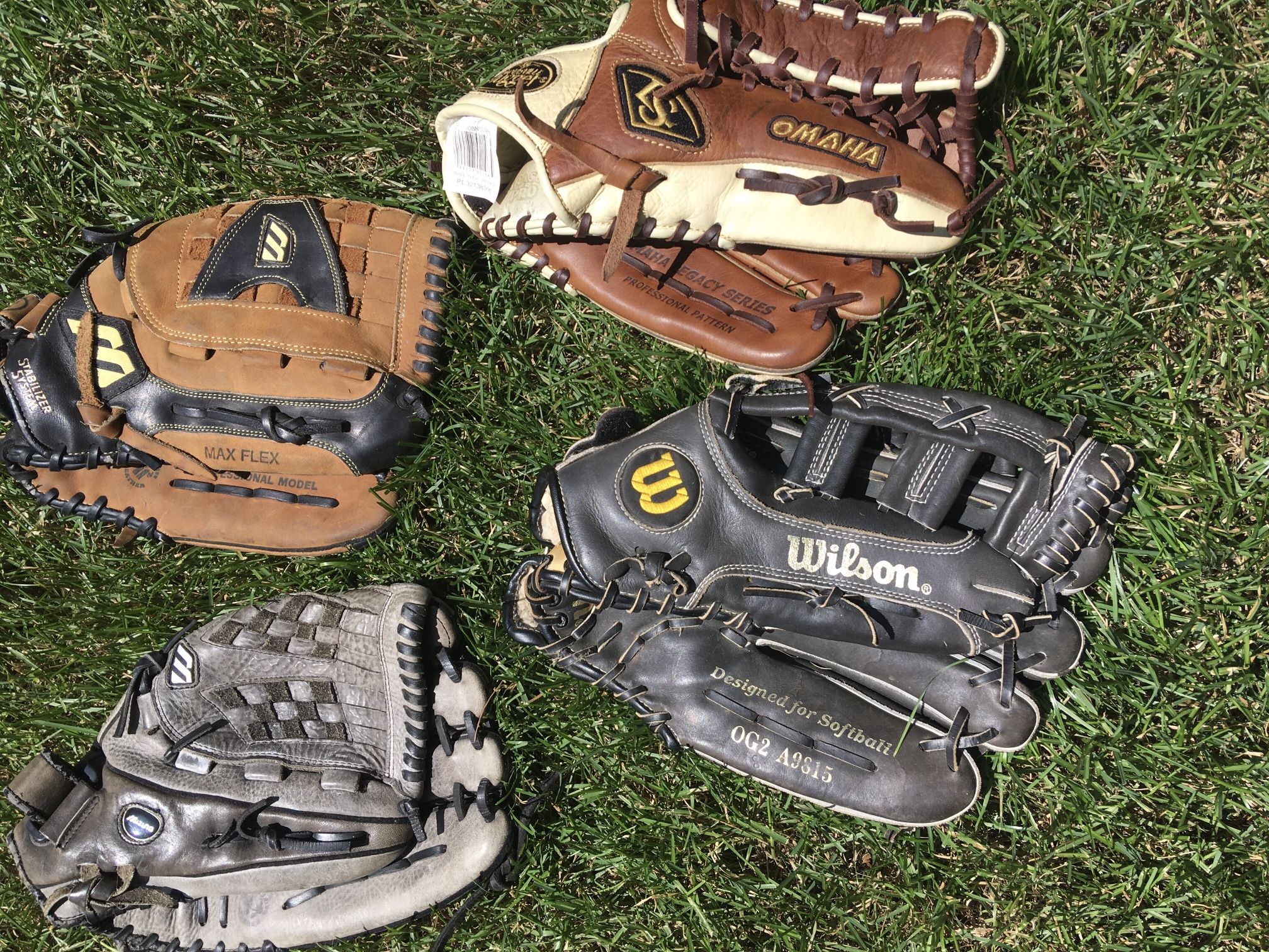 Adult Baseball /  Softball Gloves $25 Each 