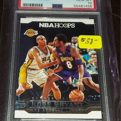 2017 HOOPS KOBE BRYANT CAREER TRIBUTE CARD PSA 10