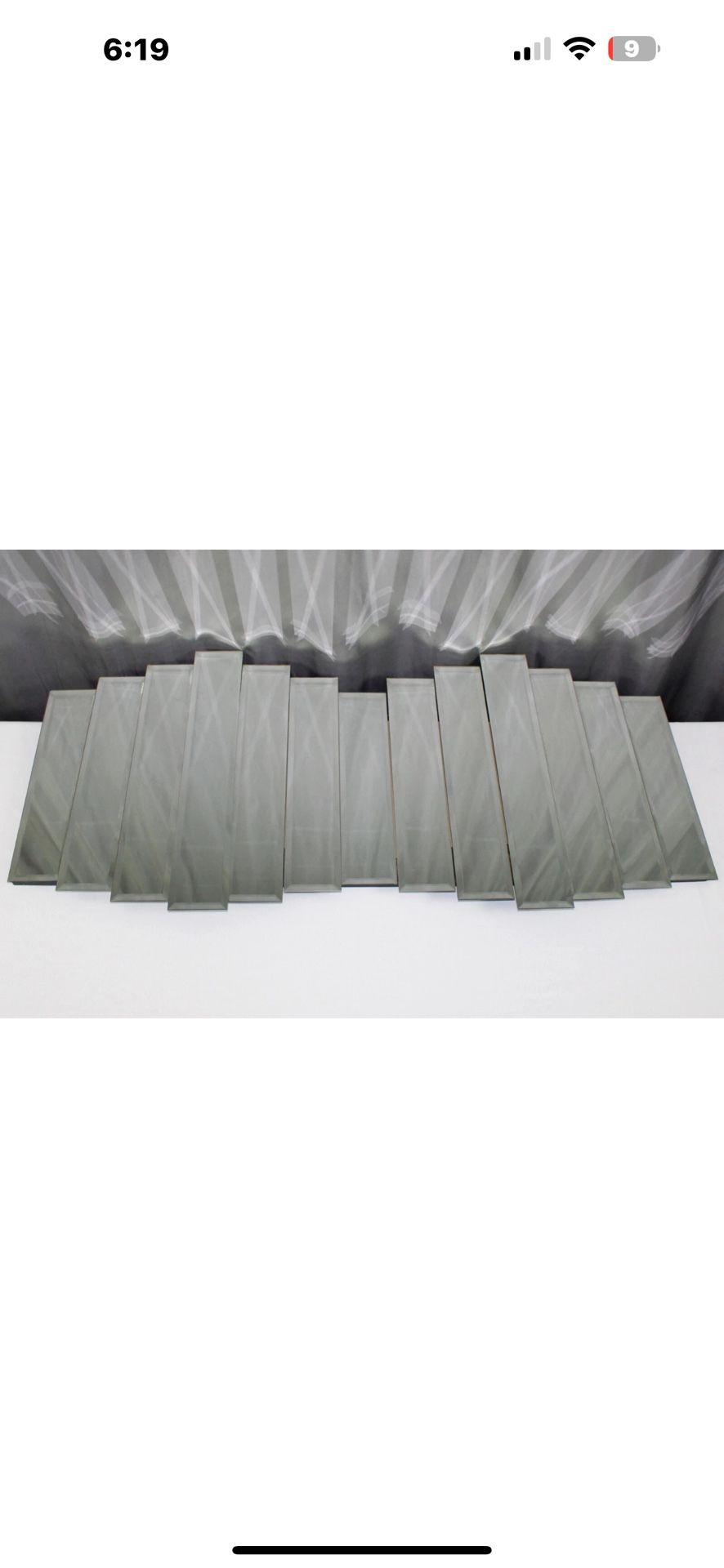 Beveled Staggered Mirror