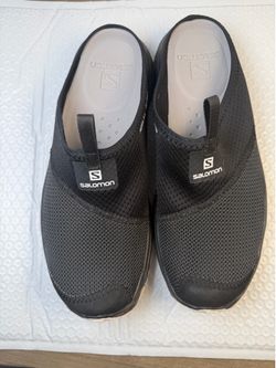Salomon Reelax Slide 6.0 Recovery Shoes Black Men’s US 8.5 EU 42 Slip On