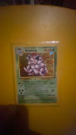 Nidoking Base Set 1999 Excellent Condition