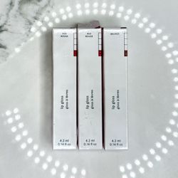 Glossier Lip Gloss Bundle (3) – Red & Bronze – BRAND NEW