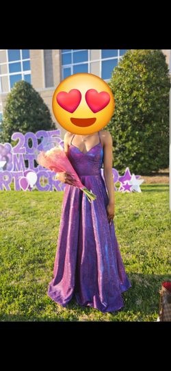 Purple Prom Gown