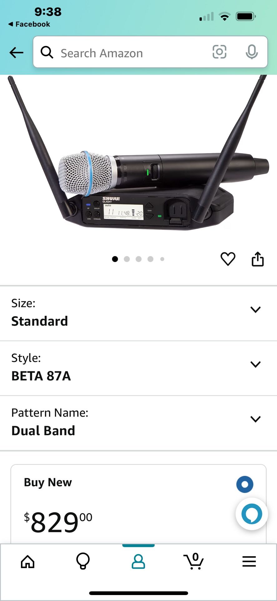 Microphone Shure Beta87A And Beta58A