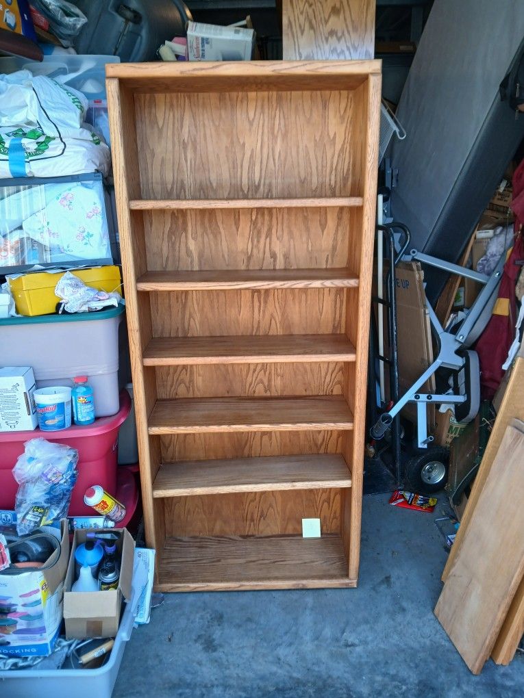 Vintage Oak Bookcase