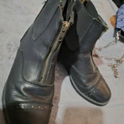 Womens GREWAL front Zip Paddock Boots