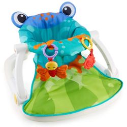 Fisher-Price Sit-Me-Up Floor Seat Frog Portable Baby Chair