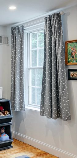 Pottery Barn Kids Star Blackout Curtains- set of 4