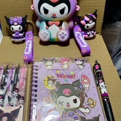 Kuromi Wallet And Keychains