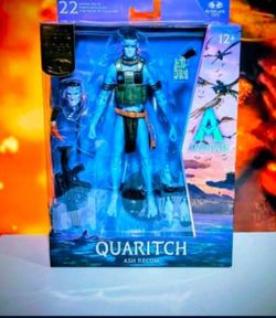 McFarlane Collector Edition Avatar Quaritch Ash Recom Action Figure Gold Label