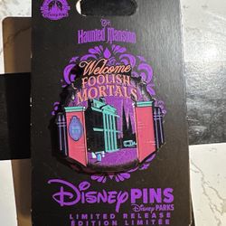 Disney Pin Haunted Mansion Welcome 