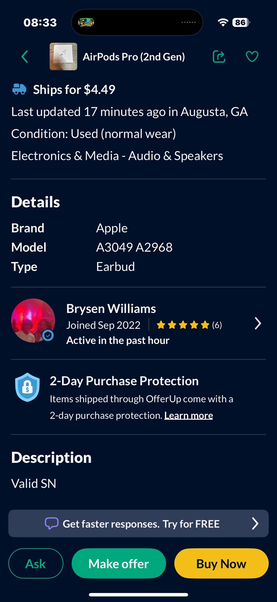 BUYER BEWARE OF THIS SELLER, He Is Selling Hard To Tell Counterfeit AirPods