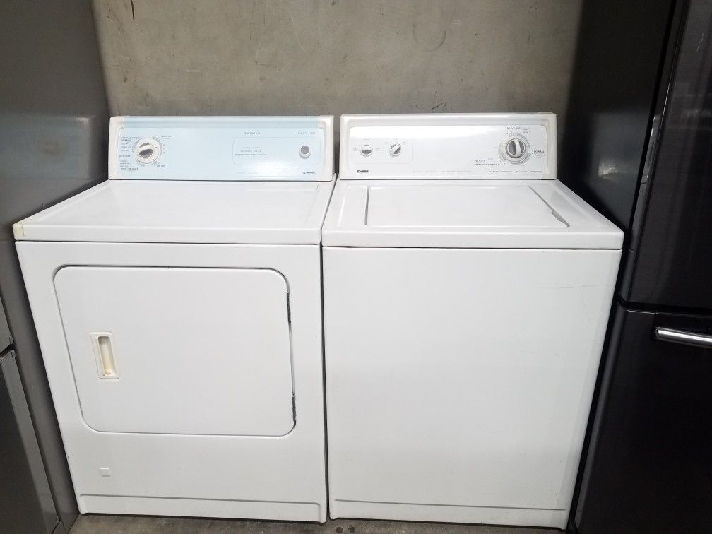 KENMORE WASHER & GAS DRYER HEAVY DUTY SUPER CAPACITY SET🏡DELIVERY SAME DAY#!
