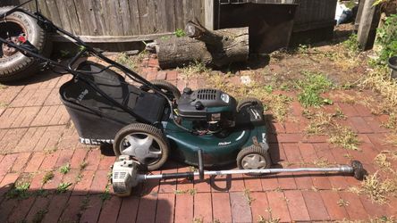 Lawnmower and trimmer