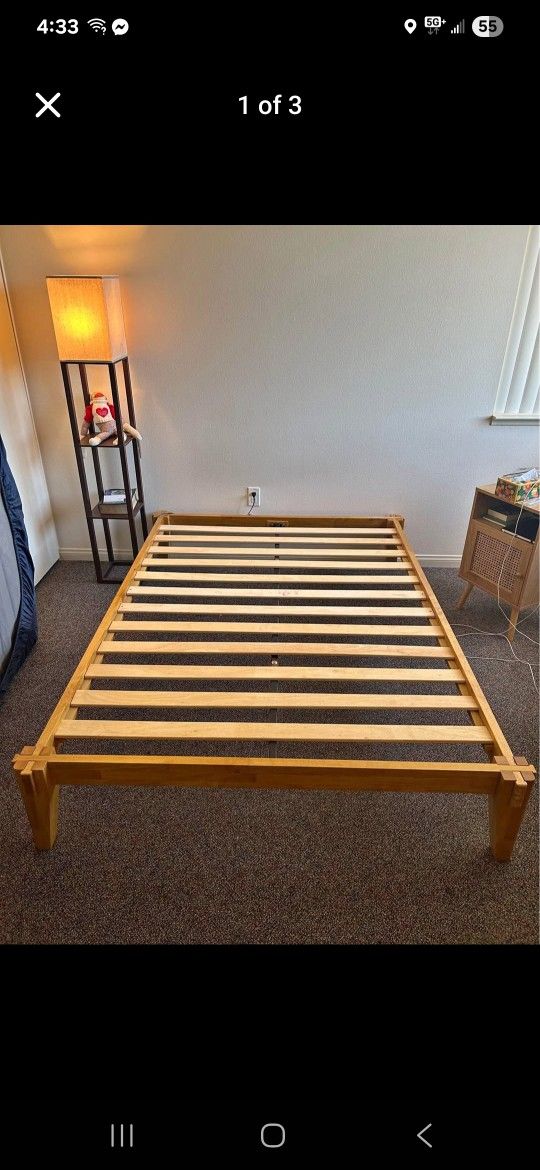 Gorgeous Bed Frame And Mattress- Full