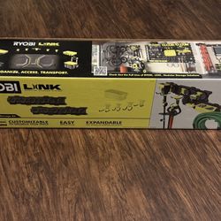 Ryobi LINK 7 Piece Wall Storage Kit STM503K Garage Organizers