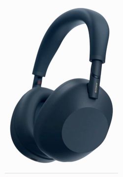 Sony - WH-1000XM4 Wireless Noise-Cancelling Over-the-Ear Headphones - Midnight Blue