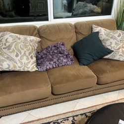 Brown Couch set 