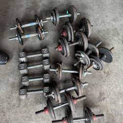 WEIGHTS DUMBELLS   ALL FOR $100  