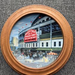 Vintage Chicago Cubs Wrigley Field Collector Plate – Limited Edition