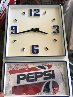 Pepsi clock