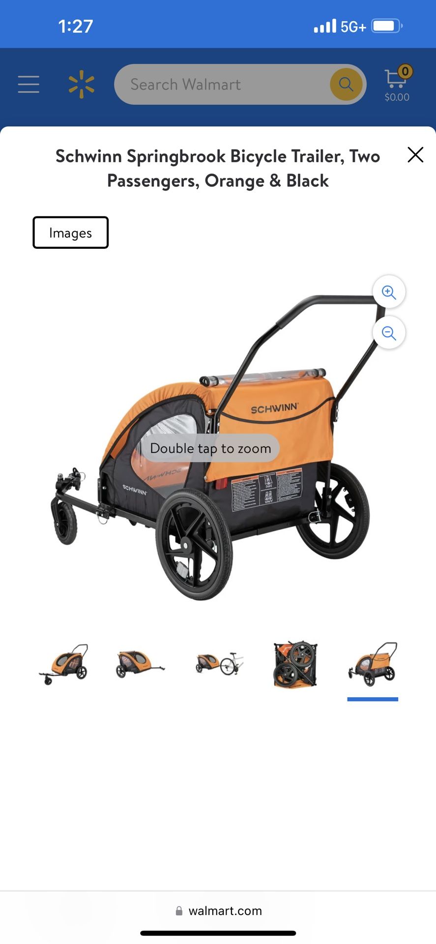 Schwinn springbrook bike trailer sale