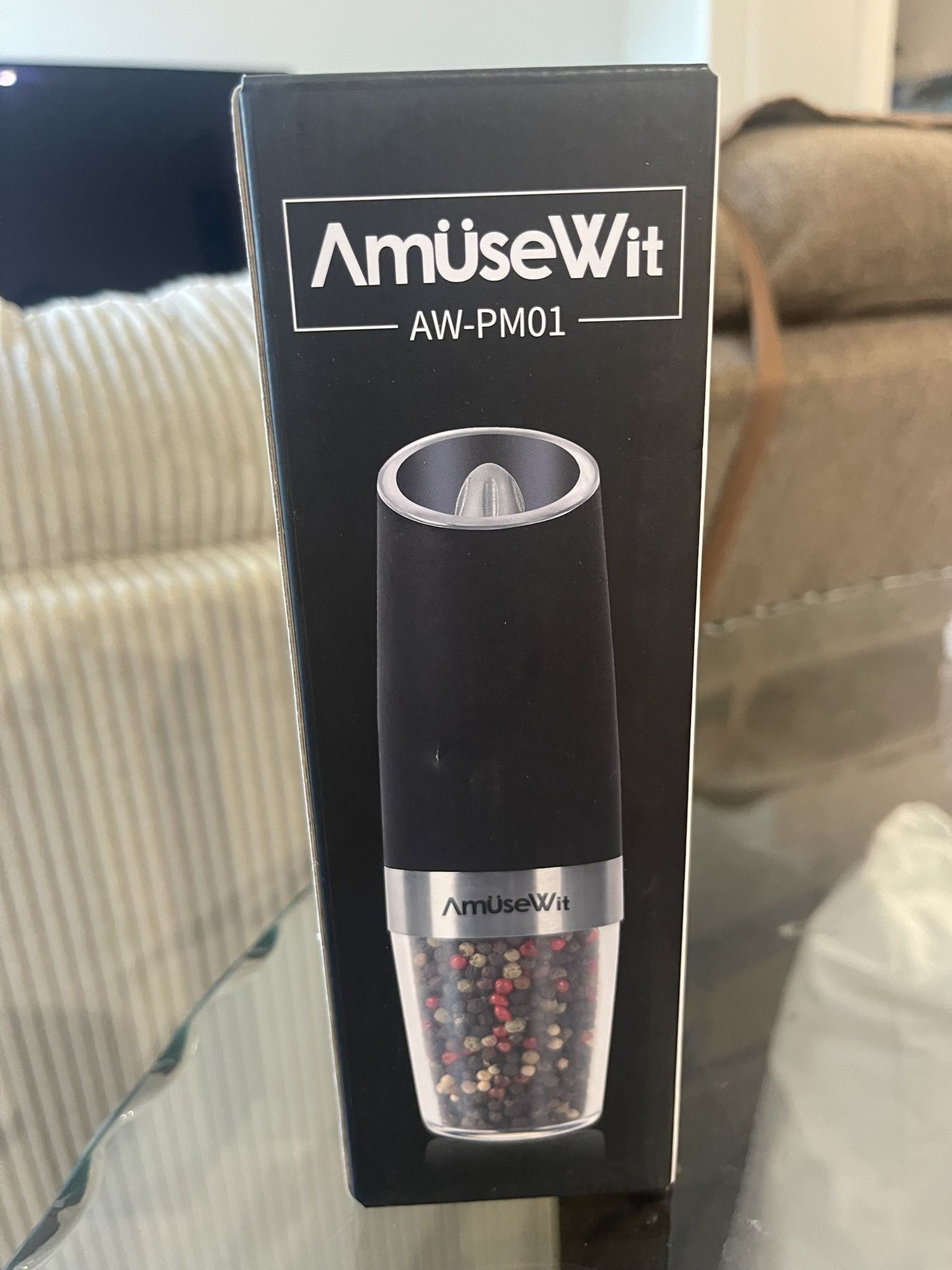 Unopened: Gravity Electric Pepper Mill w White Light