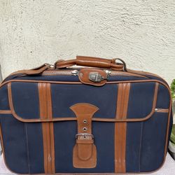 Suitcase With ID Tag And Keys .