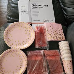 Party Plates Pink 