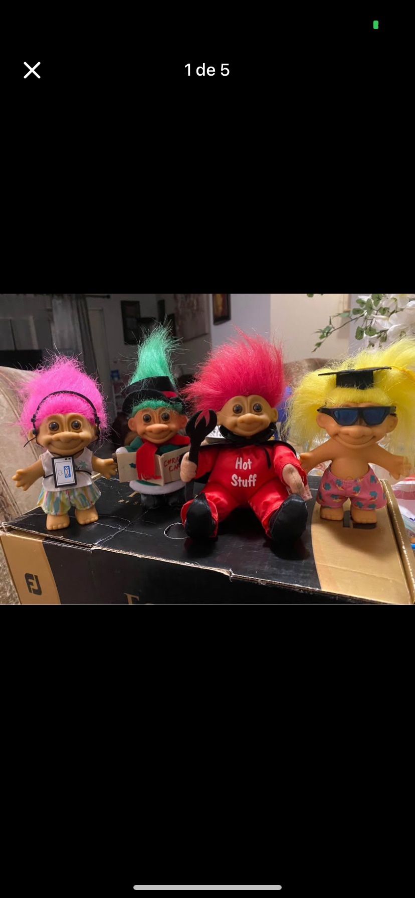 Vintage troll dolls