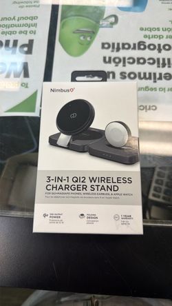Nimbus9 3-in-1 Qi2 Wireless Charger Stand available here at Cricke t!