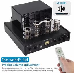 Class A/B Integrated Hybrid Amplifier ECC83/12AX7 Vacuum Tube 2 Channel 80W RMS Home Audio Hifi Vintage Stereo Power Amplifier