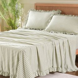 New Kisswish 3-Piece Twin Bed Sheet Set - Sage Green