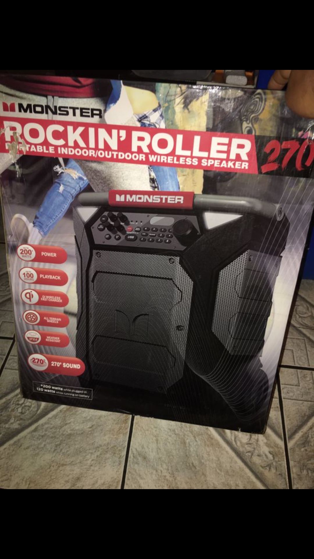 Monster Rockin' Roller 270 Bluetooth Speaker