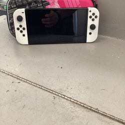 Nintendo Switch OLED W/ Charger And Case 