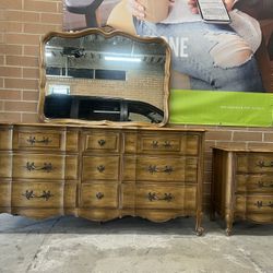 French Provincial Dresser and nightstand